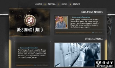 創意工廠設計工作室網頁模板 構建卓越網站與網頁設計