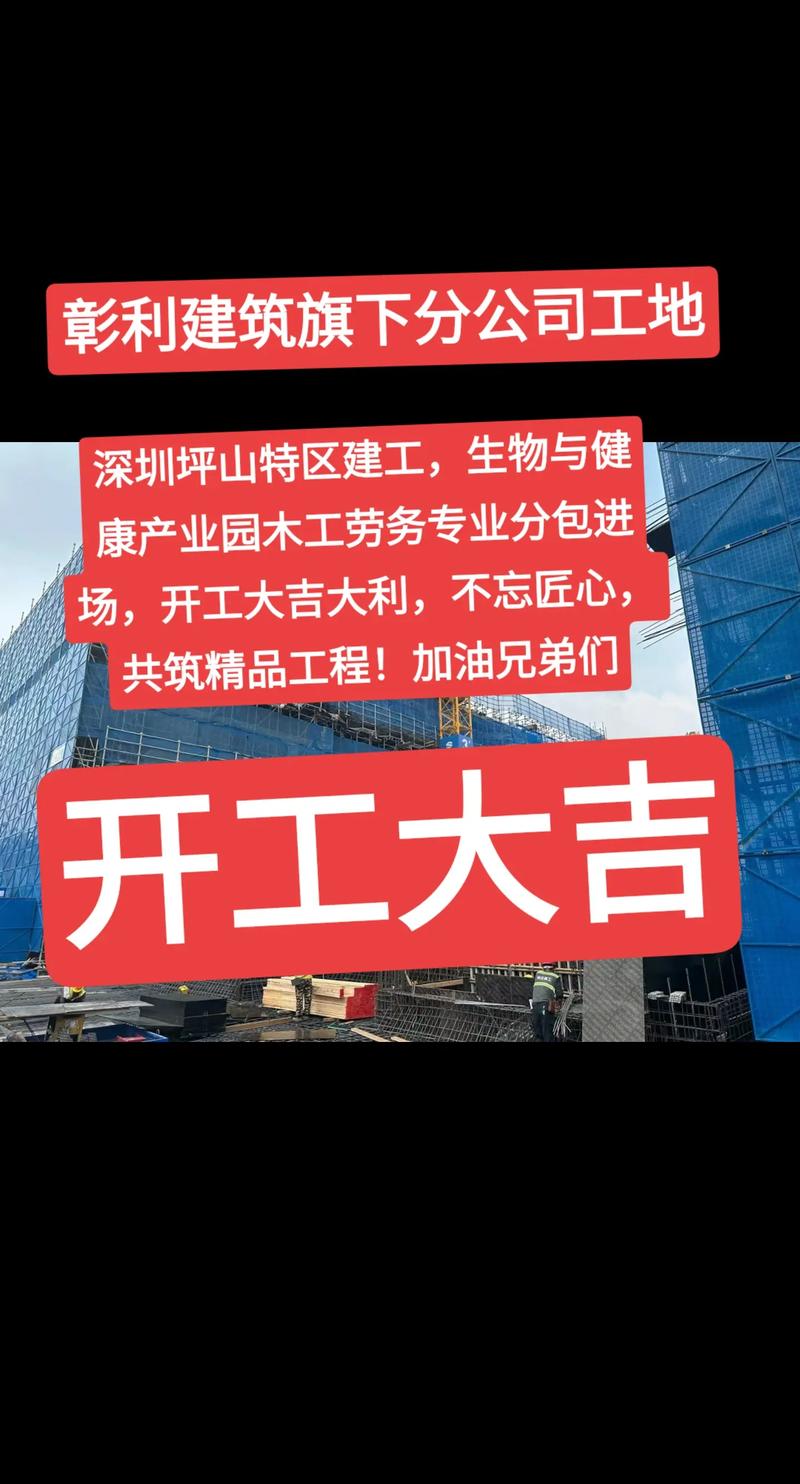 深圳坪山特區(qū)建工,生物與健康產(chǎn)業(yè)園木工勞務(wù)專業(yè)分包